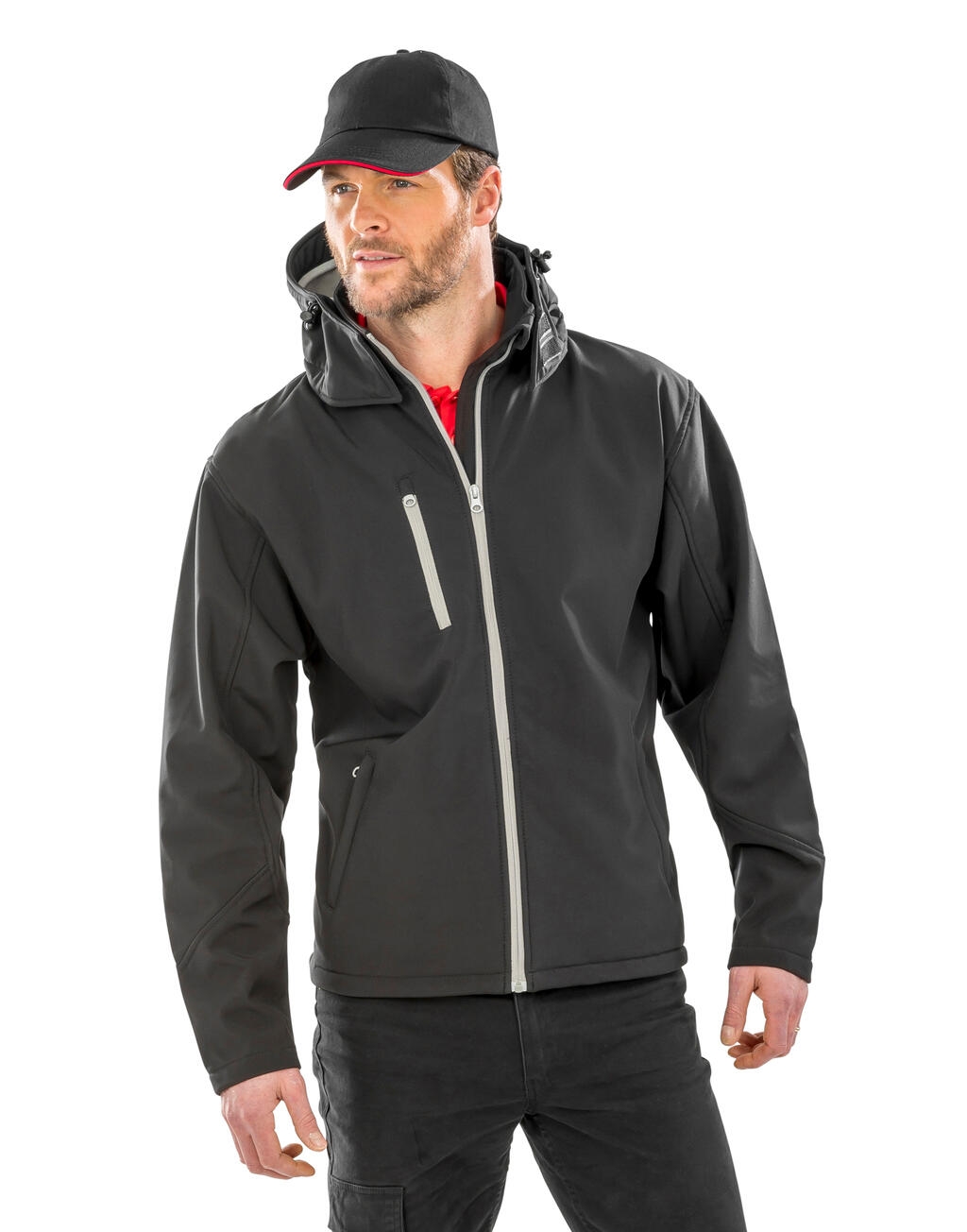Result TX Performance Hooded Softshell Jacket R230M