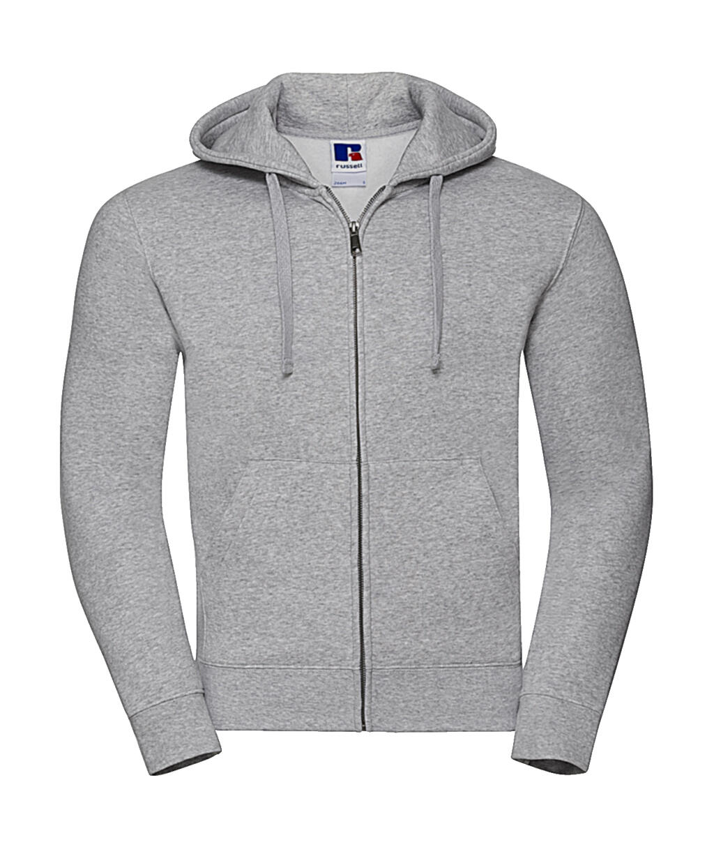 Russell Men's Authentic Hooded Sweatshirt - Light Oxford Grey Hoodie 3XL - View #8