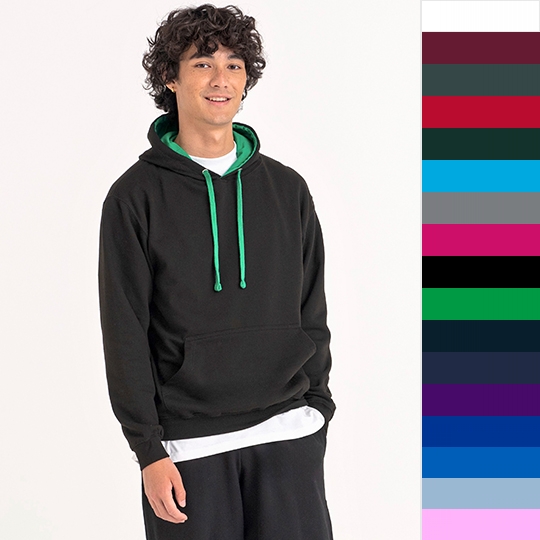 Just Hoods Varsity Hoodie JH003
