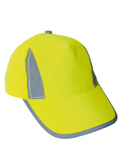 Cappello Bambino Arancione Korntex Premium KXPCAPO54 – Hi-Viz Con Inserti Riflettenti E Velcro