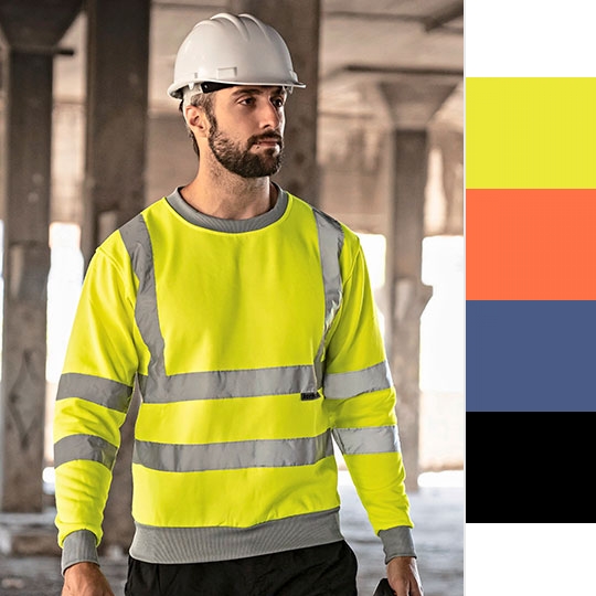 Korntex Hi-Vis Workwear Sweatshirt Limerick KXSW