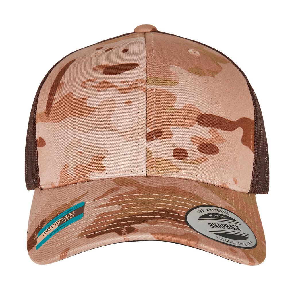Flexfit Unisex Baseballkappe Multicam | Gestreckte Passform | Gebogenes Visier