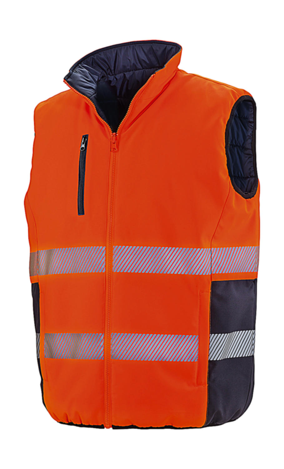 Result Reversible Soft Padded Safety Gilet R332X