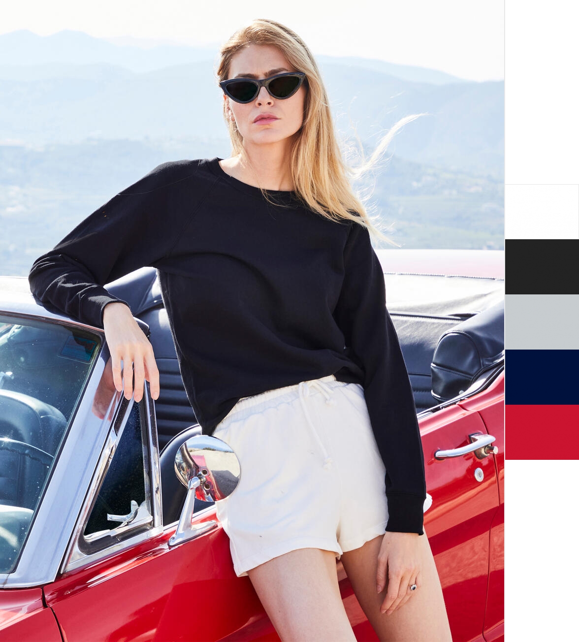 Fruit of the Loom 4er Pack Ladies' Lightweight Raglan Sweat 62-146-0