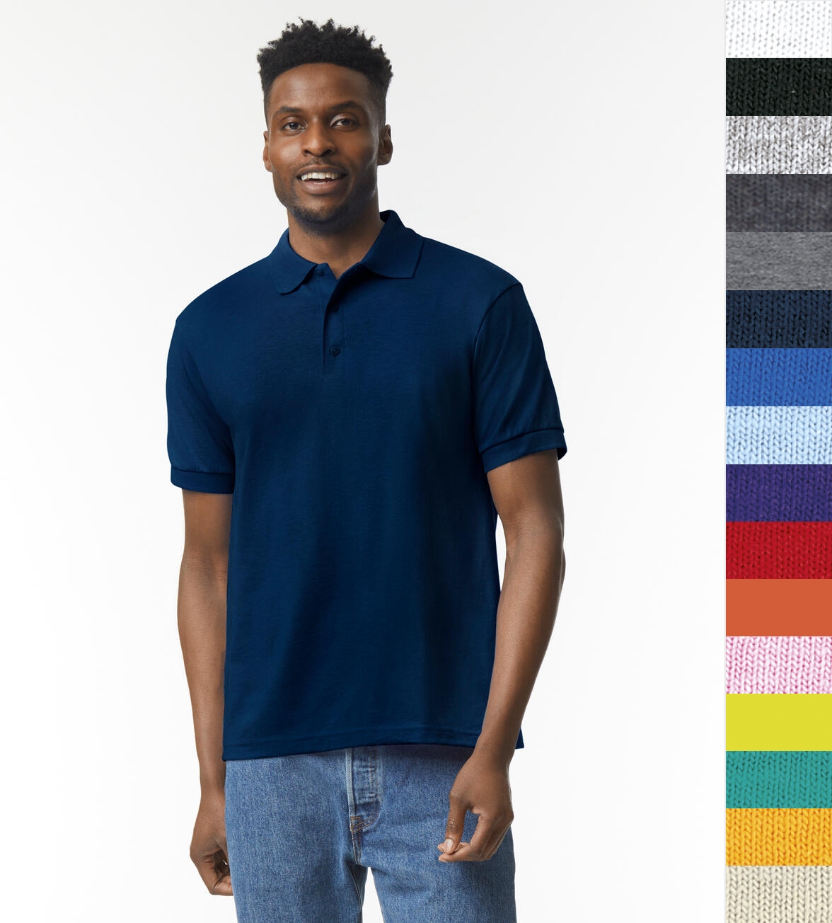 Gildan 10er Pack DryBlend Adult Jersey Polo 8800