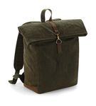 Quadra Heritage Waxed Canvas Backpack QD655