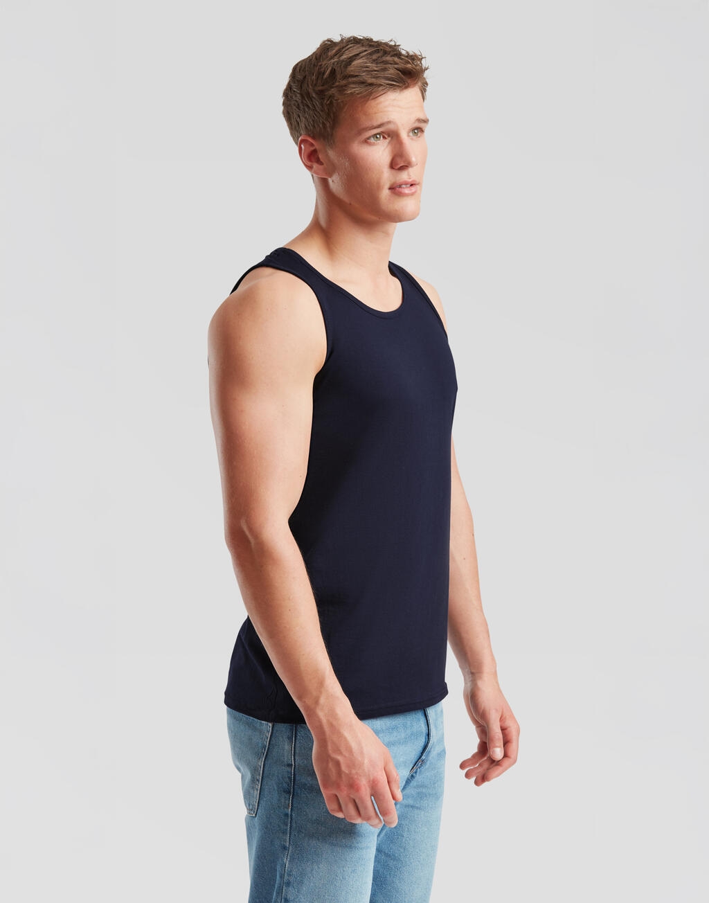Fruit Of The Loom Herren-Tanktop – ärmellos, 100% Baumwolle, Bequem Für Sport & Freizeit