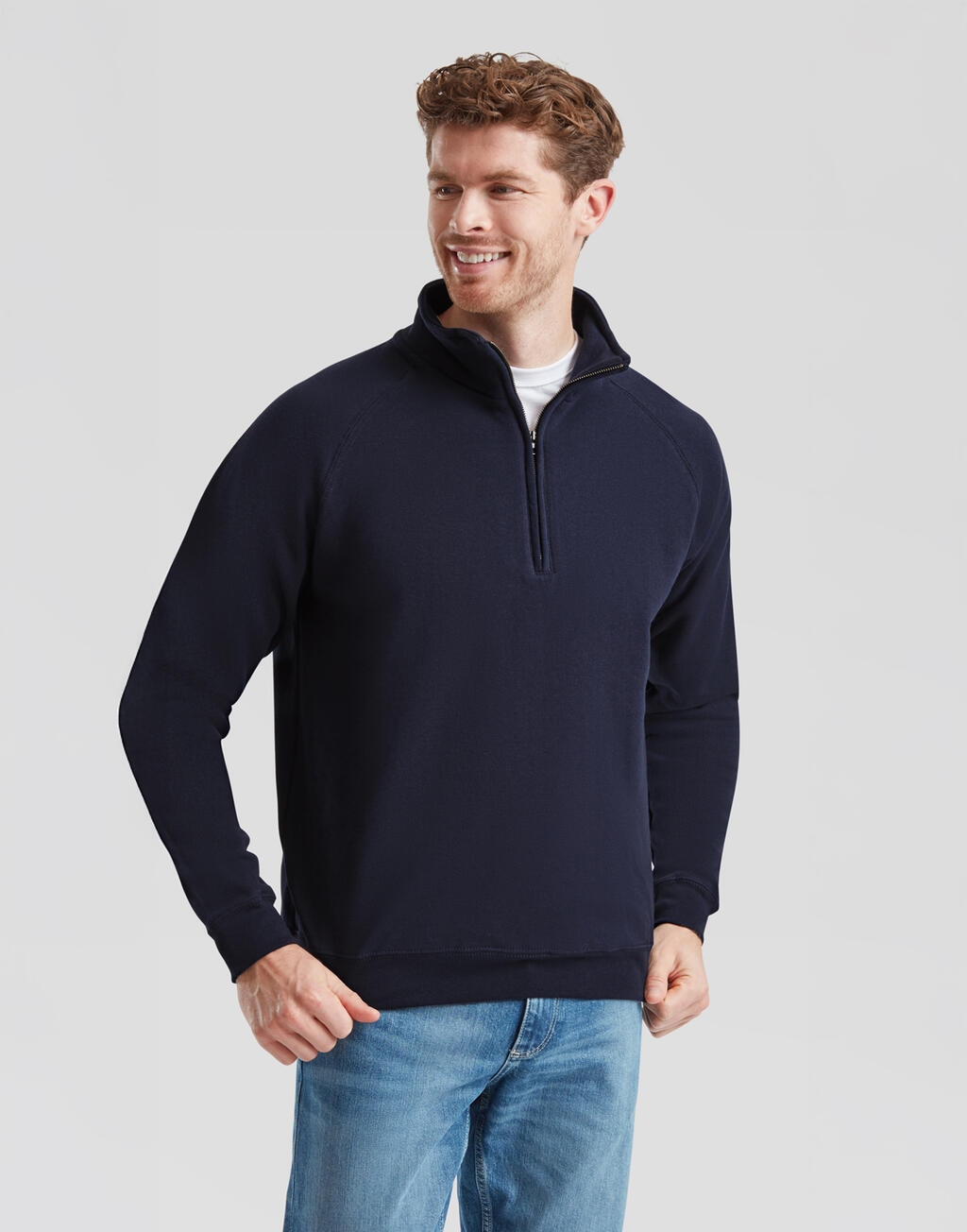 Fruit of the Loom Felpa classica con scollo a zip