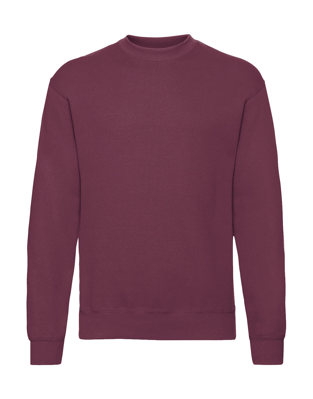 Fruit Of The Loom Unisex Premium Sweatshirt - 70/30 Blend Set-In Sleeve, Burgundy (Size S, Chest 35-37")