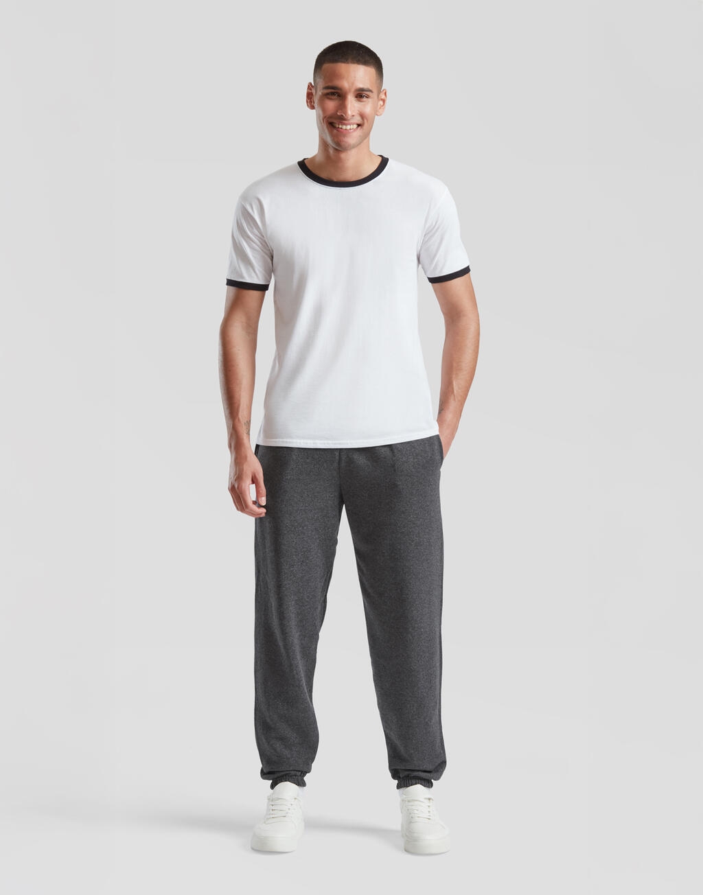 Pantaloni Pigiama Uomo Fruit Of The Loom - Jersey Morbido, Vita Elastica Con Coulisse, 2 Tasche, Caviglie A Risvolto