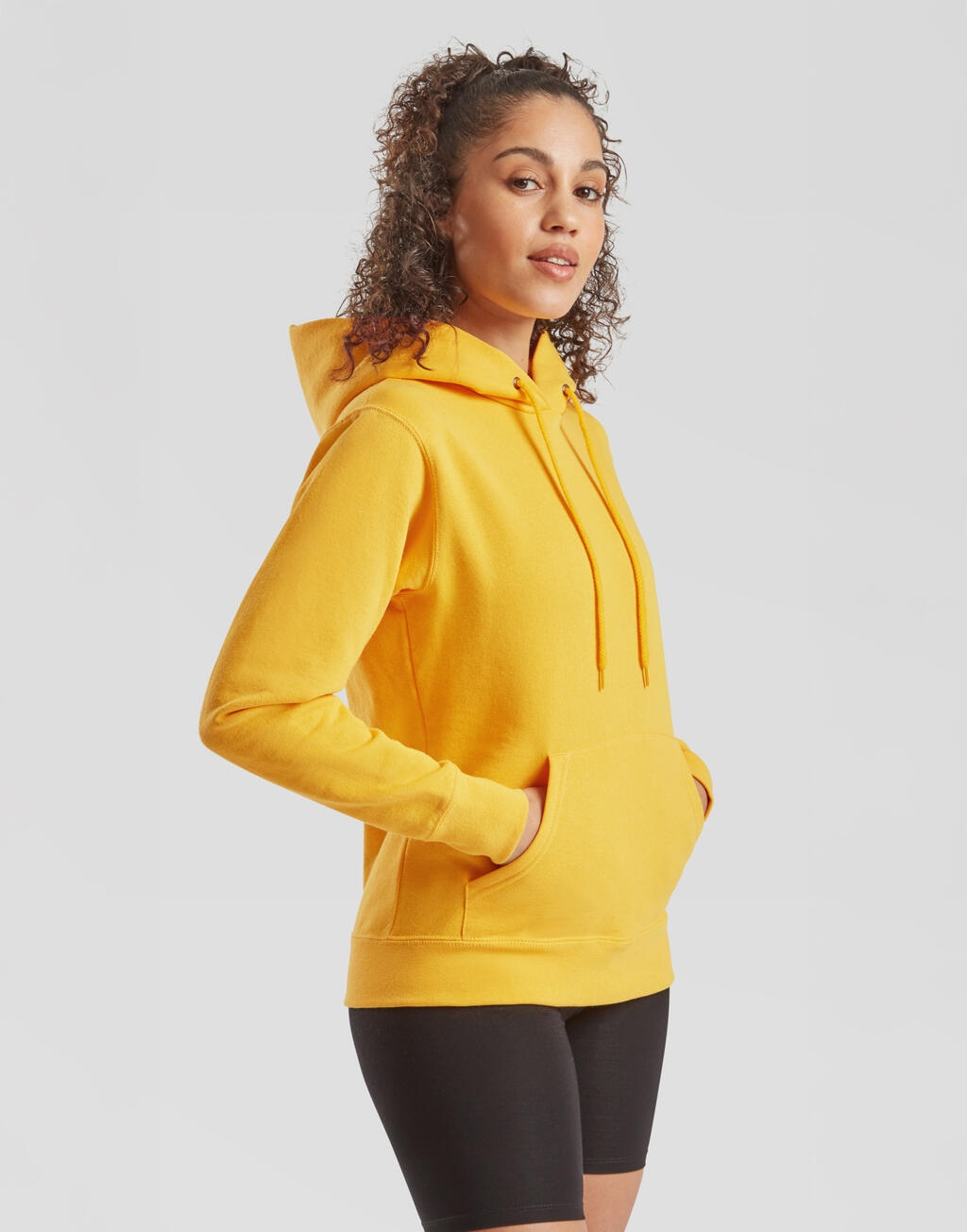 Fruit Of The Loom Classic Hooded Sweat Lady-Fit - Felpa Con Cappuccio Donna, Taglia XL, Colore Royal Blue