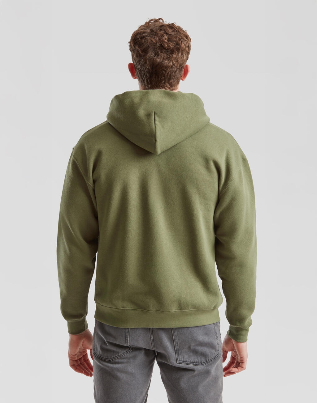 Fruit Of The Loom® Classic Zip Neck Sweat 621140 Herren