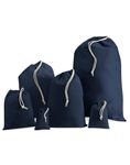 Westford Mill 5er Pack Cotton Stuff Bag W115