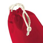 Westford Mill 5er Pack Cotton Stuff Bag W115