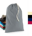 Westford Mill 5er Pack Cotton Stuff Bag W115